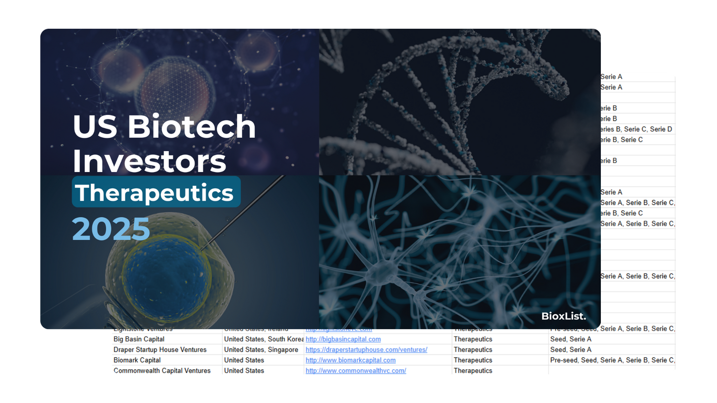 2025 US Biotech Investors - Therapeutics List