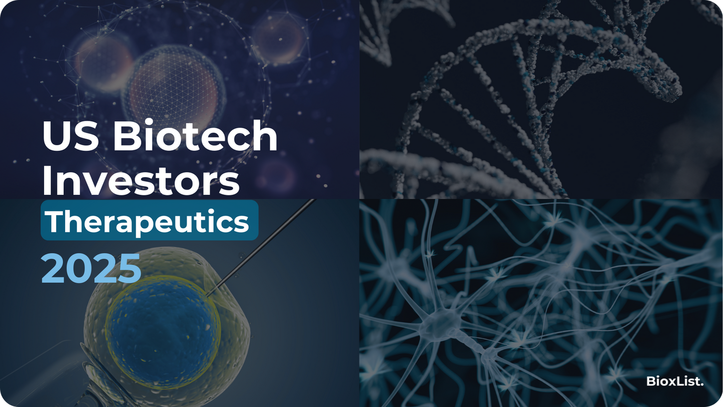 2025 US Biotech Investors - Therapeutics List