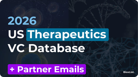 2026 US Therapeutics VC Database